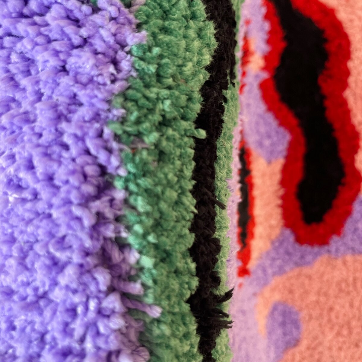 Trippy Smiling Tufted Rug Trippy Face Handmade Custom Rug Tufted Rug Gift for Friend Geek Home Decor Living Room Carpet