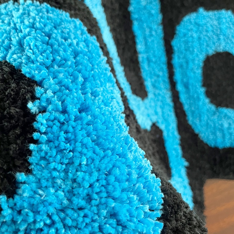 Blue You Interesting Tufted Rug Home Decor Teen Bedroom Hand Tufted Adult Doormat Youth Carpet Bathroom Ugly Naughty Rug Tufted