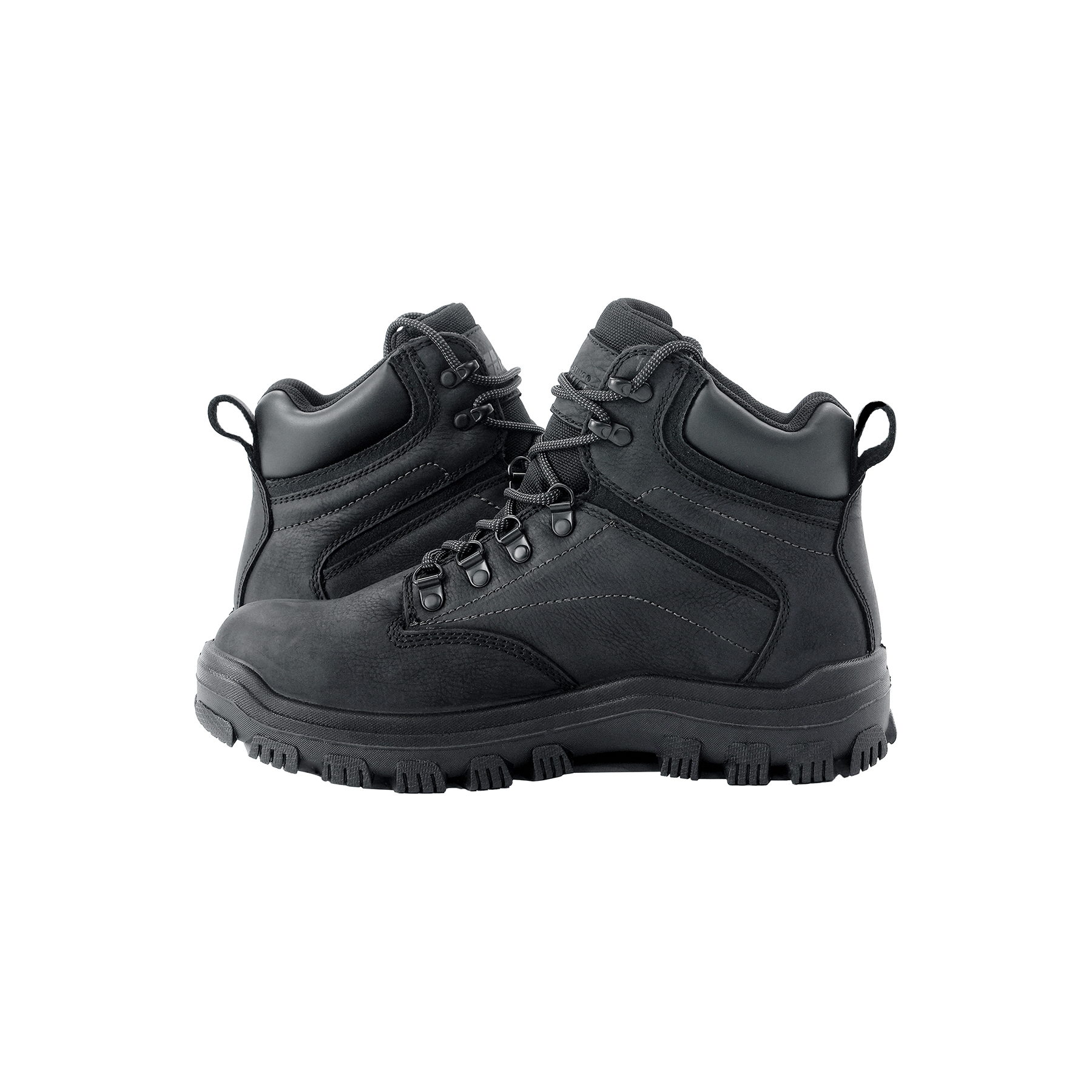 Whale Martin Shoes--Black, steel toe boots and safety shoes. ASTM.