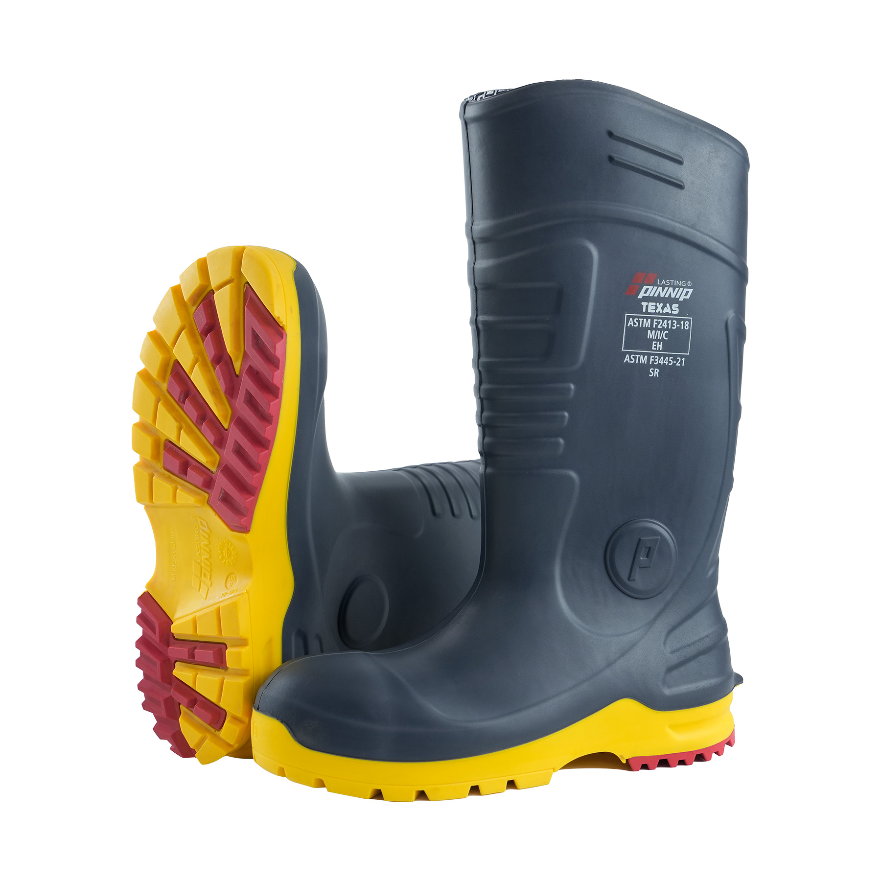 Infinix  steel toe pu boots-grey, work boots. Meet ASTM and CSA testing standards