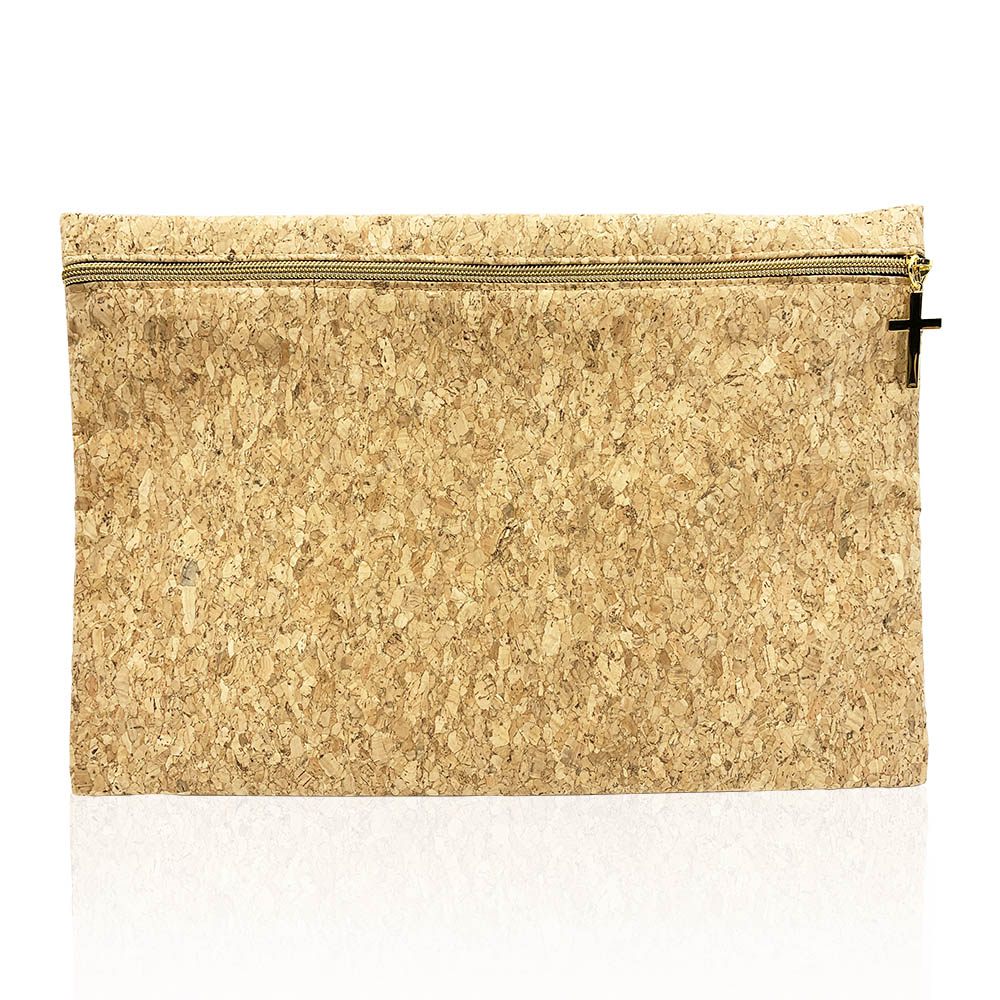 Cork fabric Zipper Pouch-laptop sleeves-travel pouch-pencil pouches-small zipper pouch-sustainable