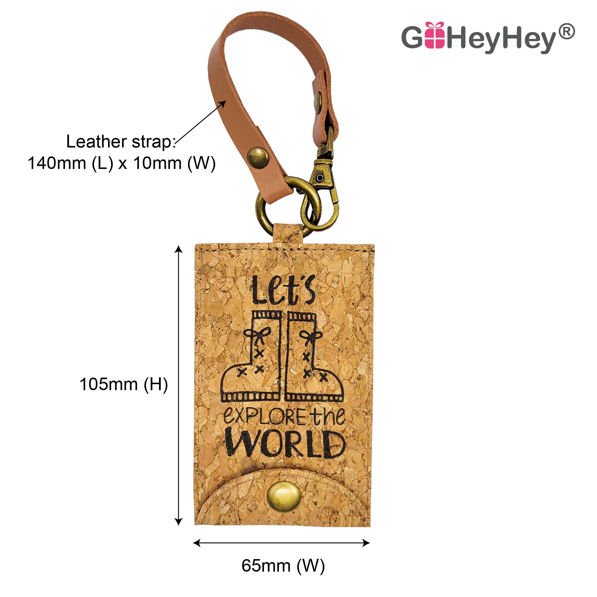 Natural Cork Luggage Tag