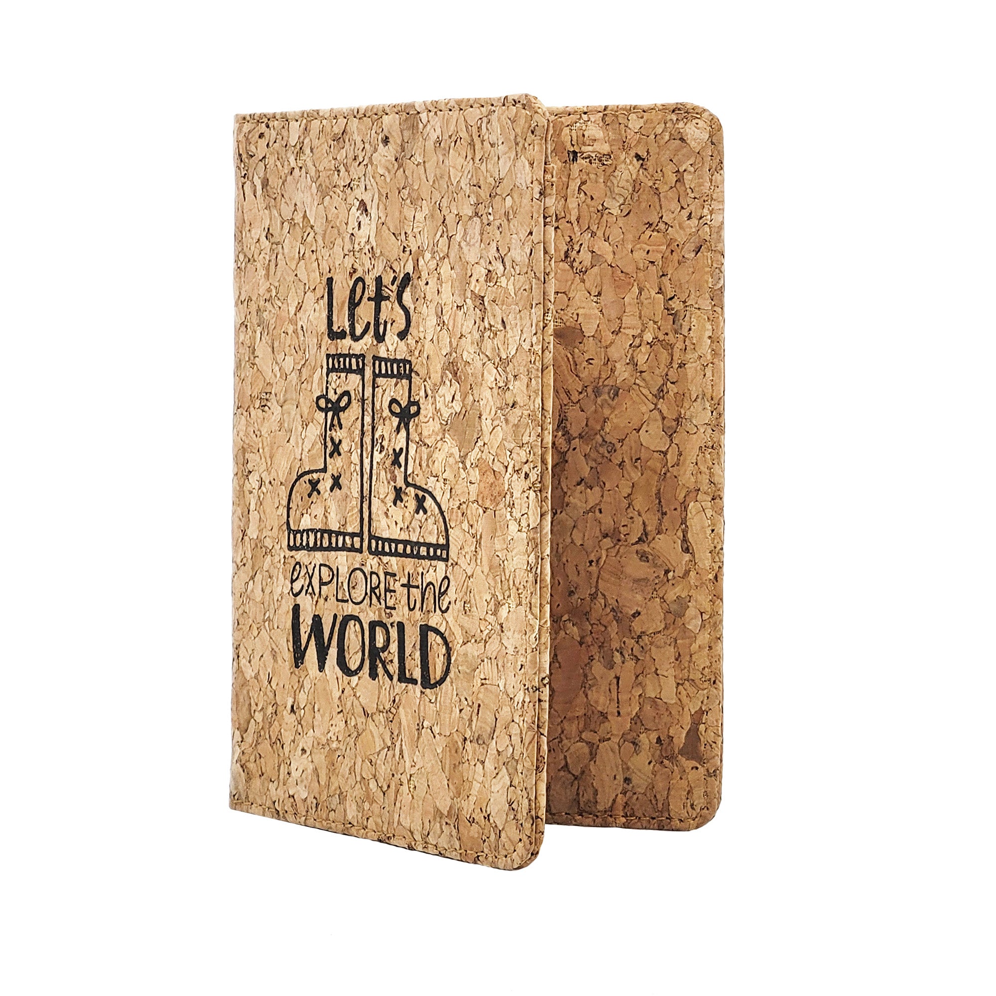 Cork leather Passport Holder-gifts for people who love to travel-sustianble gifts-green gifts