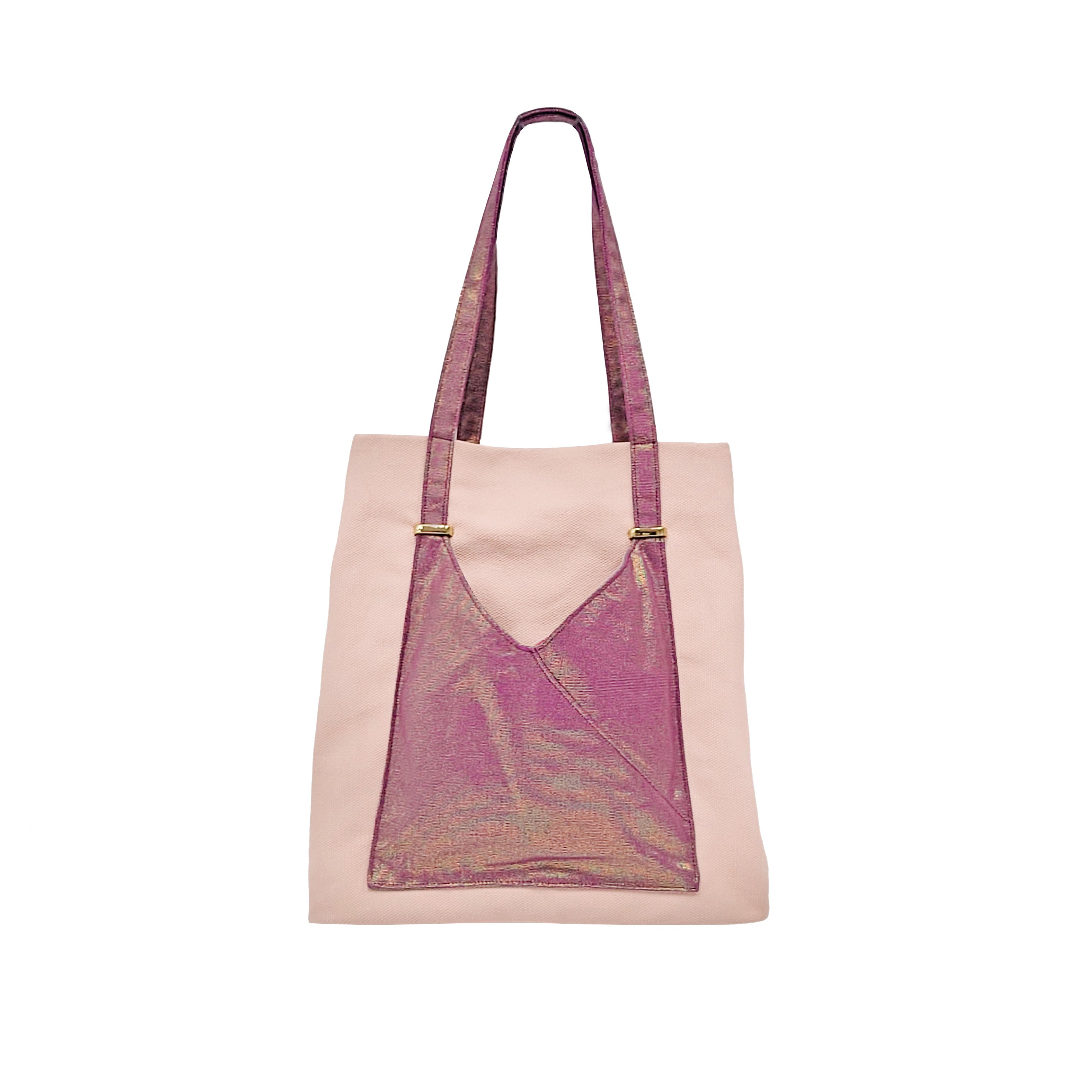 Metallic Canvas Tote Bag-everyday bag-tote bag for women-weekender bag for women-carryall tote