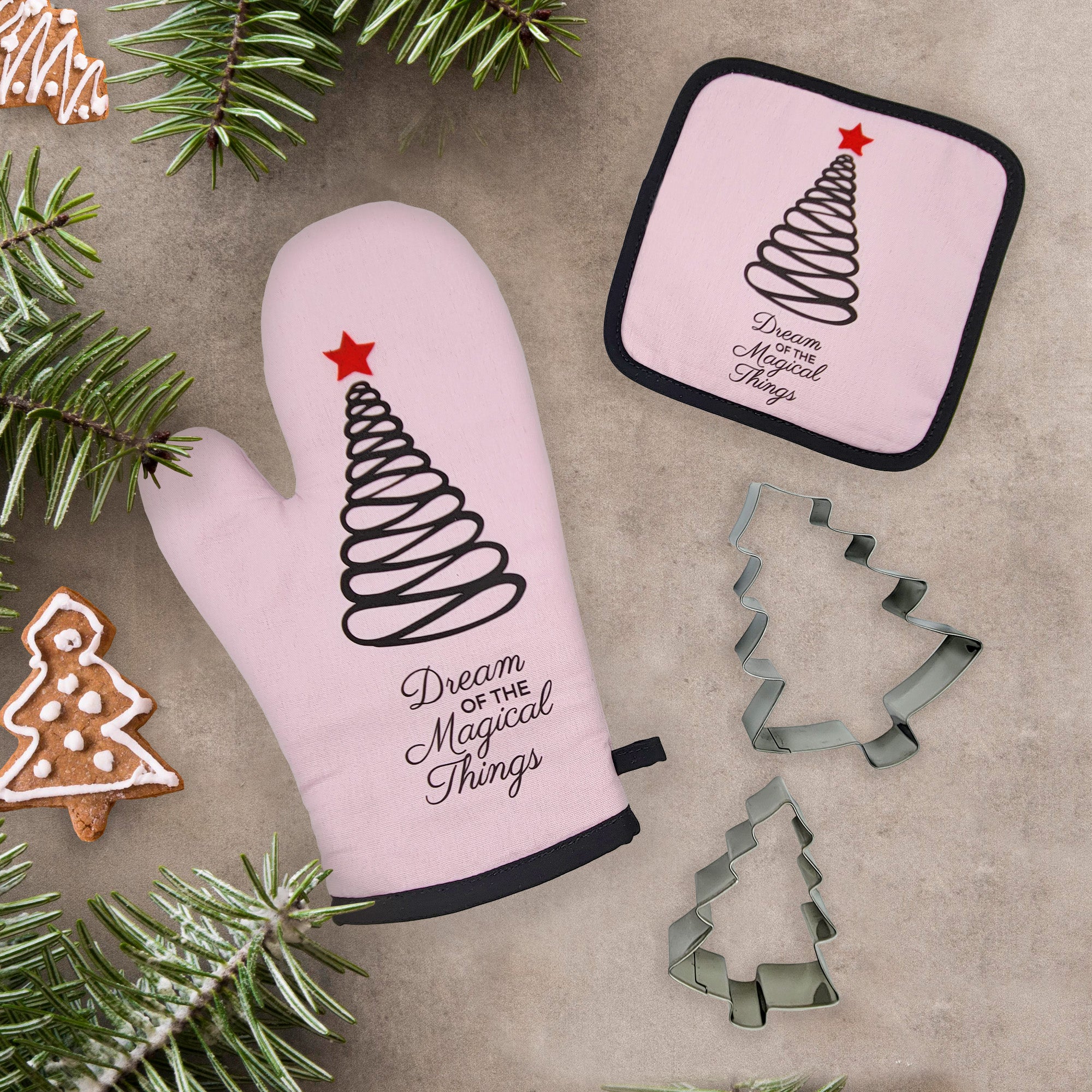 DII O Christmas Tree Potholder Gift Set/3
