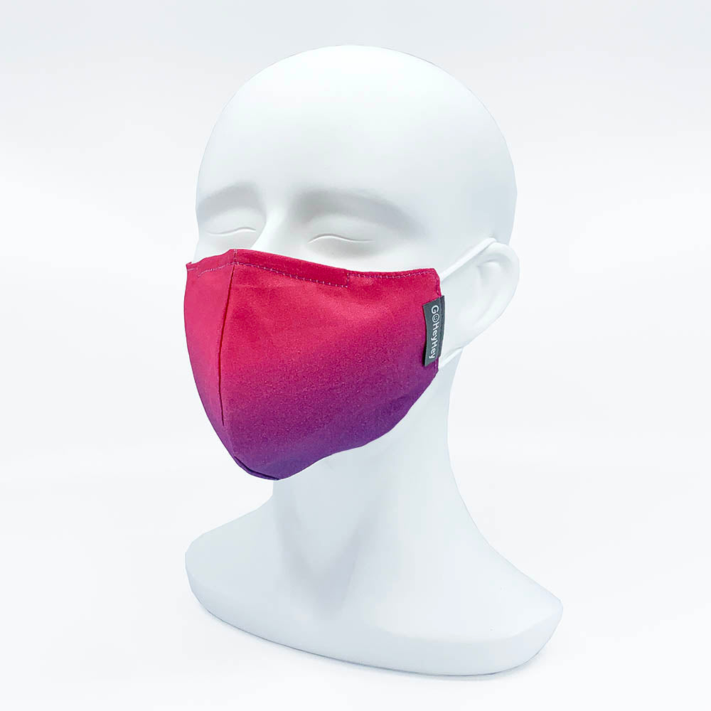 Gradient Colour Reusable Fabric Mask (Medium Size 210mm x 130mm)-GoHeyHey Design Store