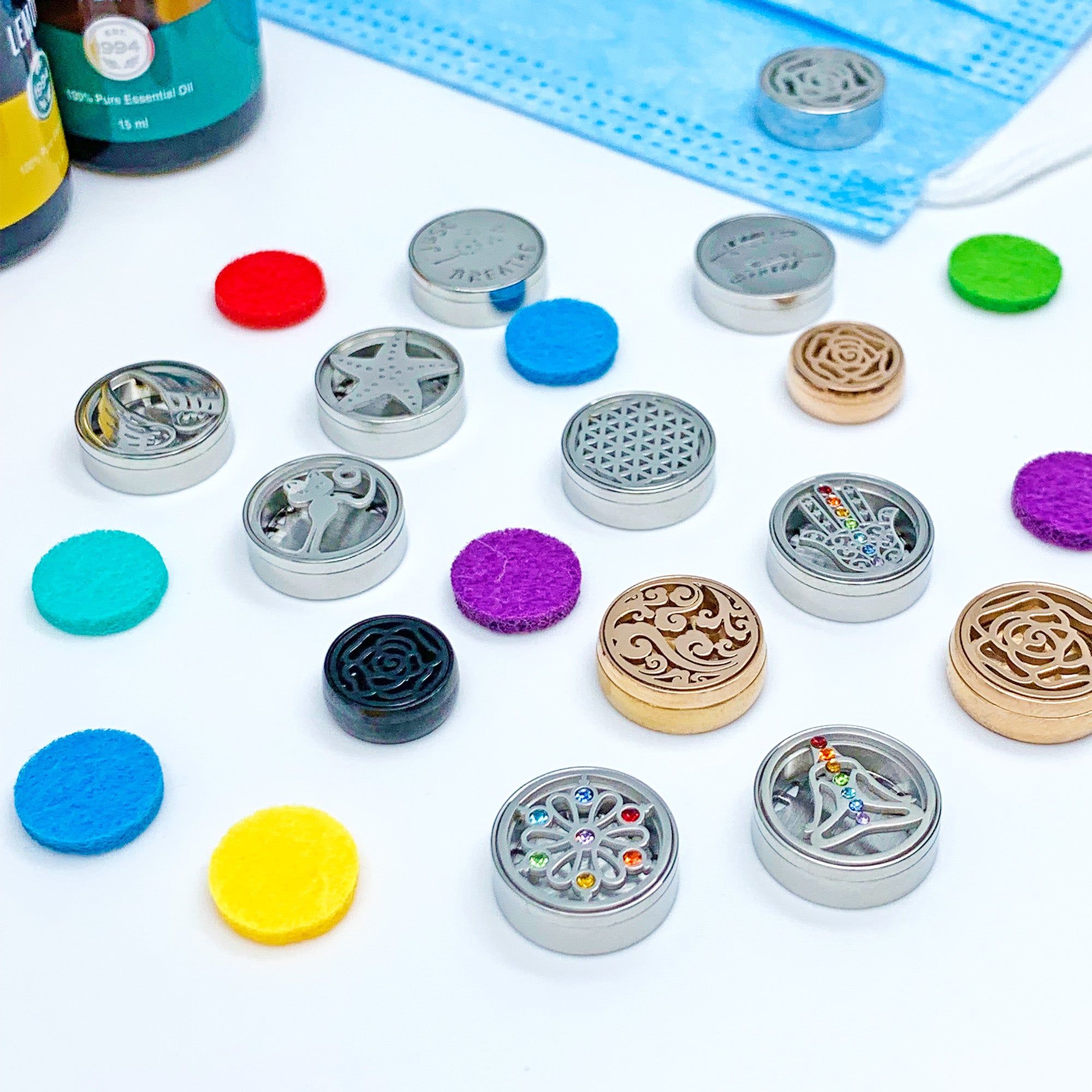 Essential Oil Magnetic Fashion Diffuser Clip for Shirt Collars and Apparels-GoHeyHey Design Store
