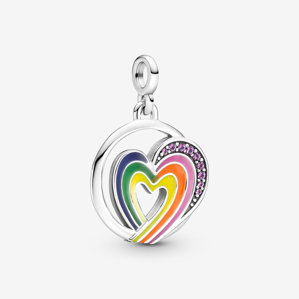 ME Rainbow Heart of Freedom Medallion