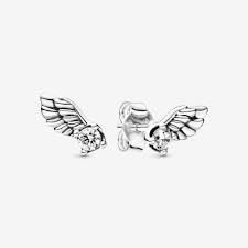 Sparkling Angel Wing Stud