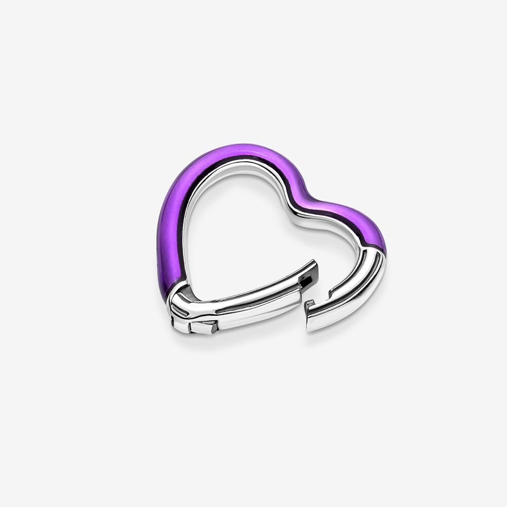 ME Bright Purple Styling Heart Connector