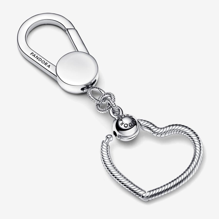 Moments Small Heart Bag Charm Holder