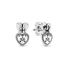 Love Lock Stud Earring