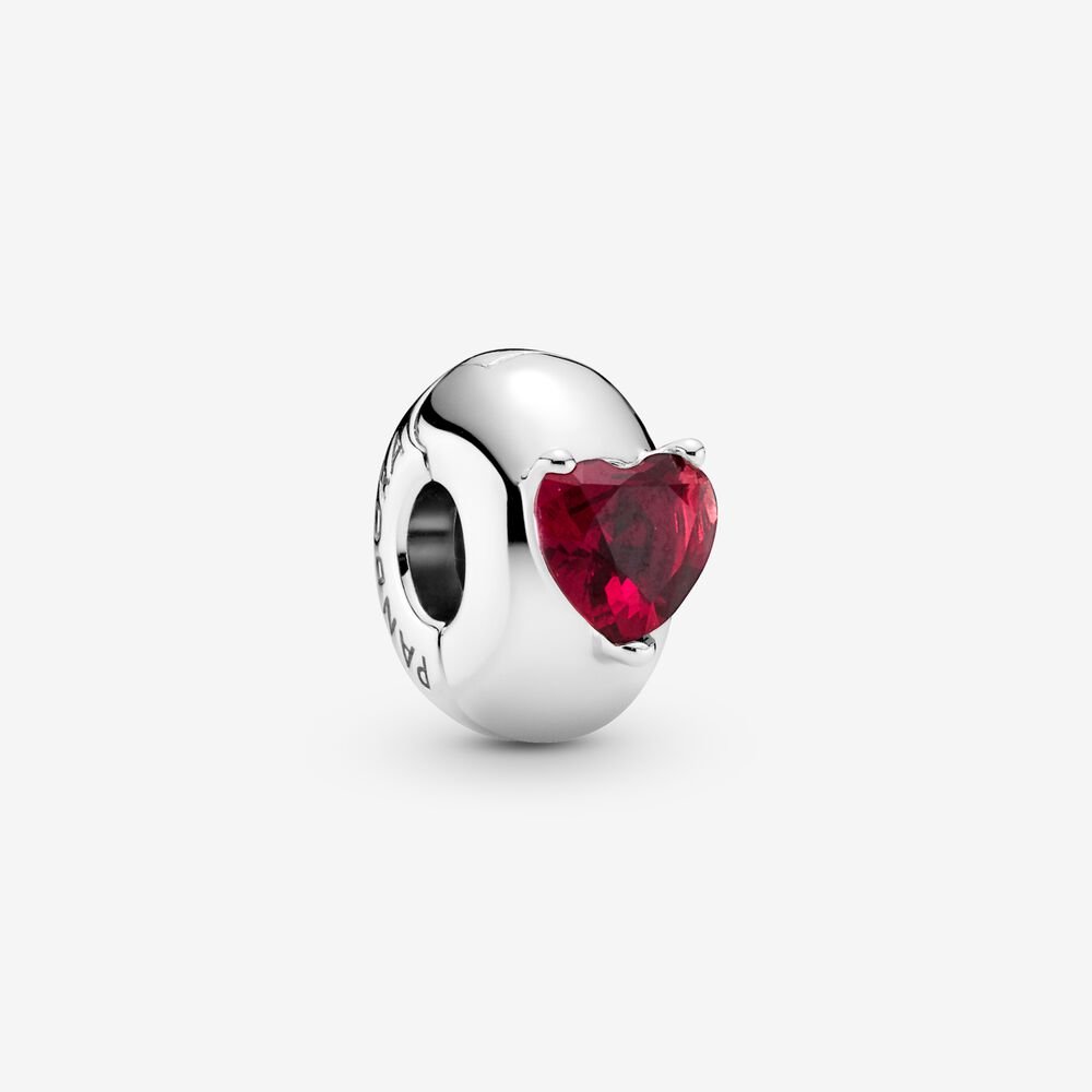 Red Heart Solitaire Clip