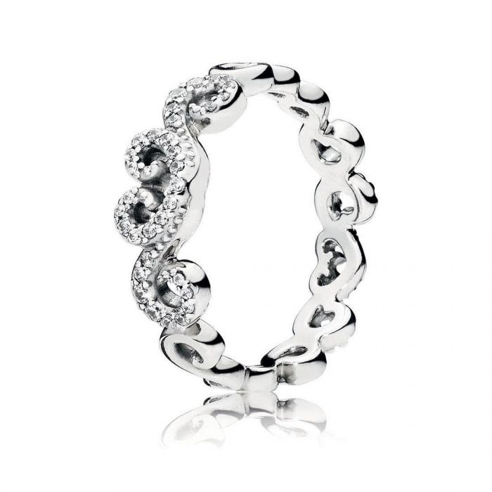 Heart Swirls Ring