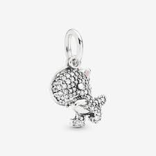 Dinosaur CZ dangle