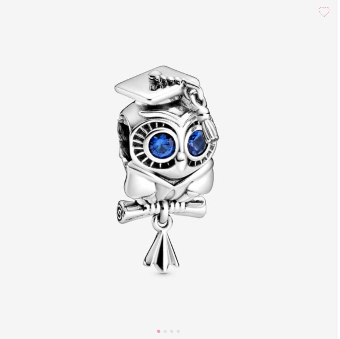 Wise Owl Graduation Charm