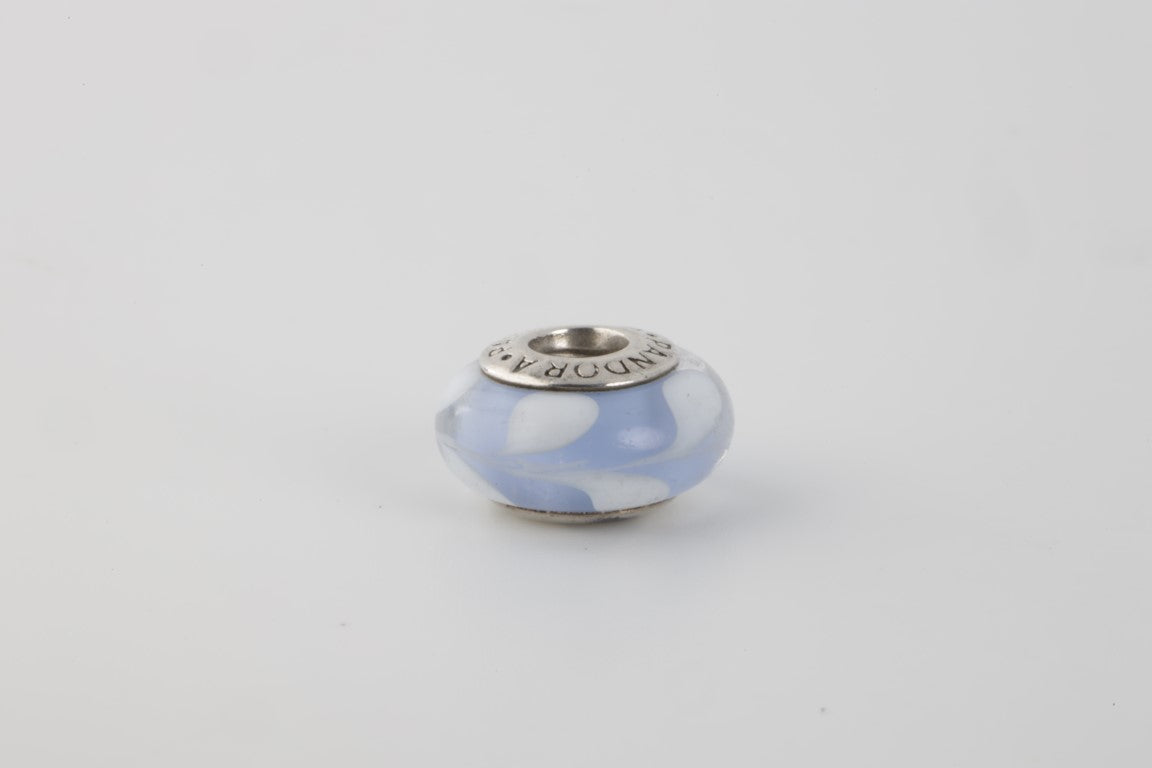 Silver & Murano Glass Charm (2.3g)