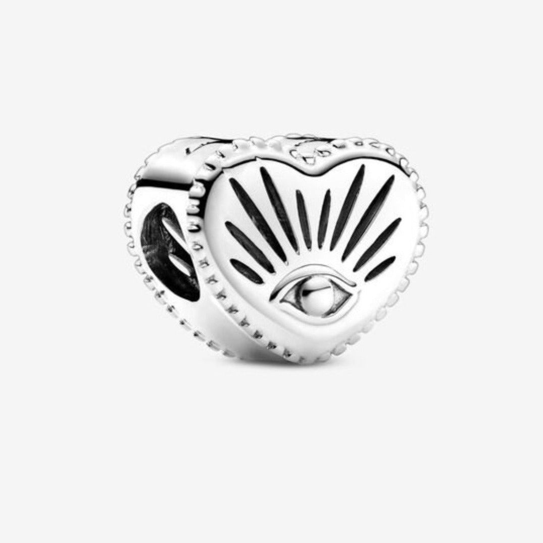 All-seeing Eye & Heart Charm