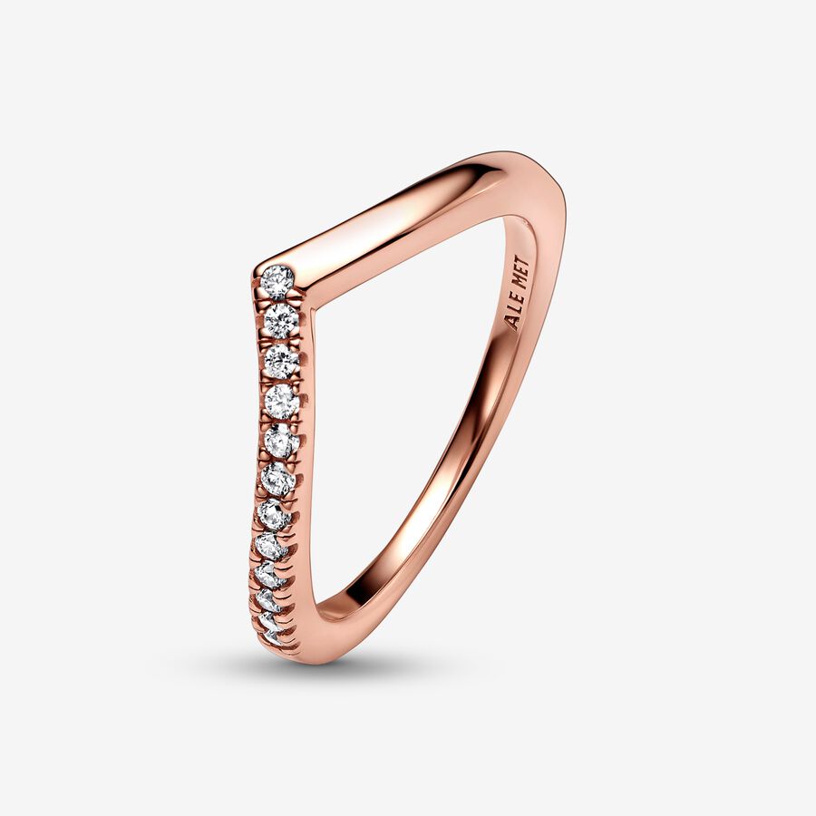 Timeless Wish Half Sparkling Ring