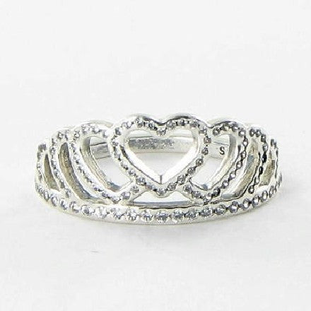 Hearts Tiara Ring