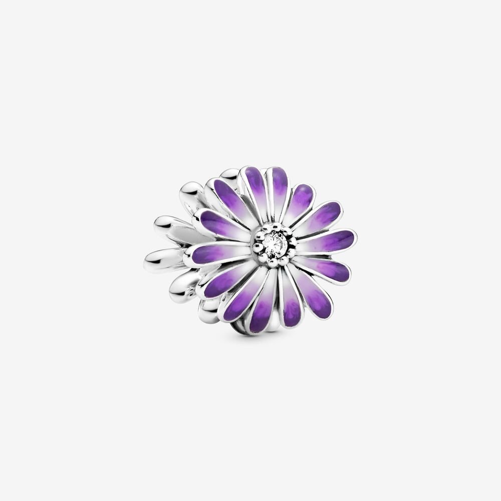 Purple Daisy Charm