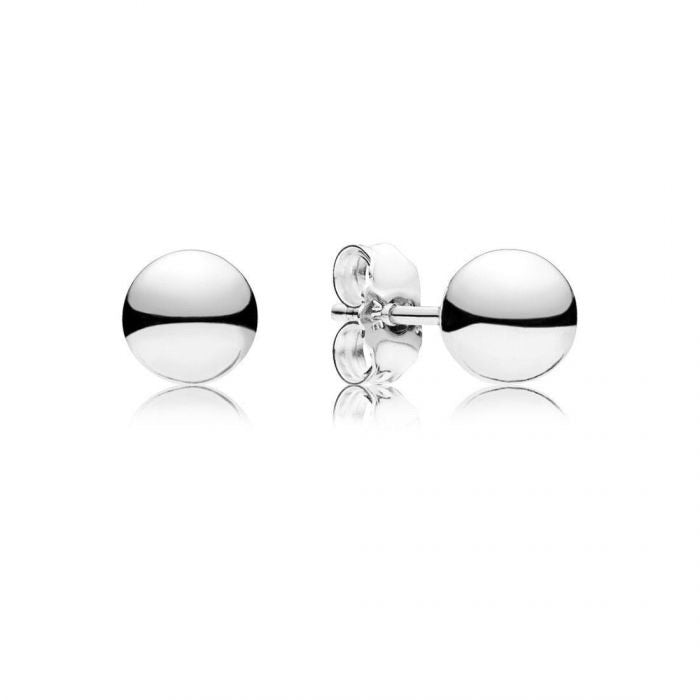 Classic Beads Earring In Silver