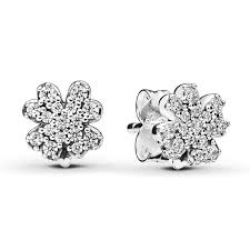 Radiant Clovers Stud Earring