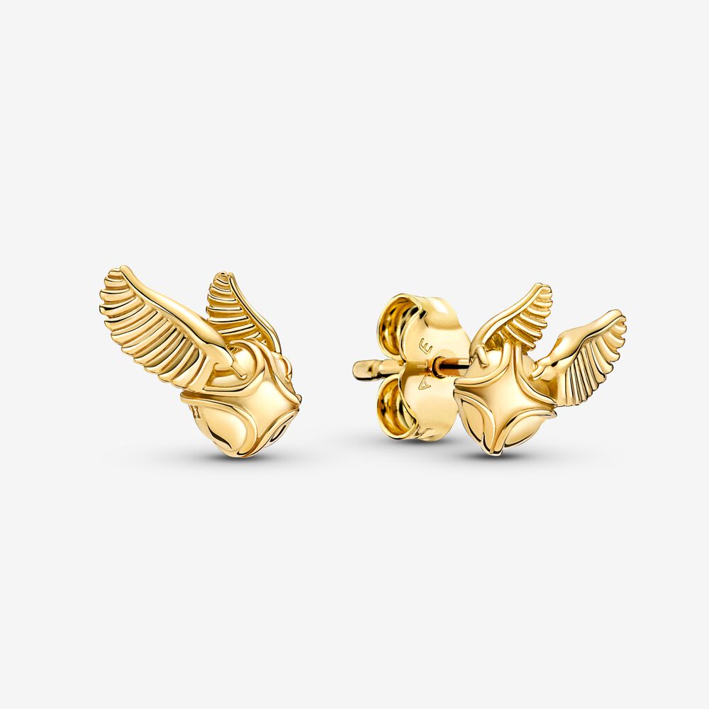 Harry Potter | Golden Snitch Stud Earrings