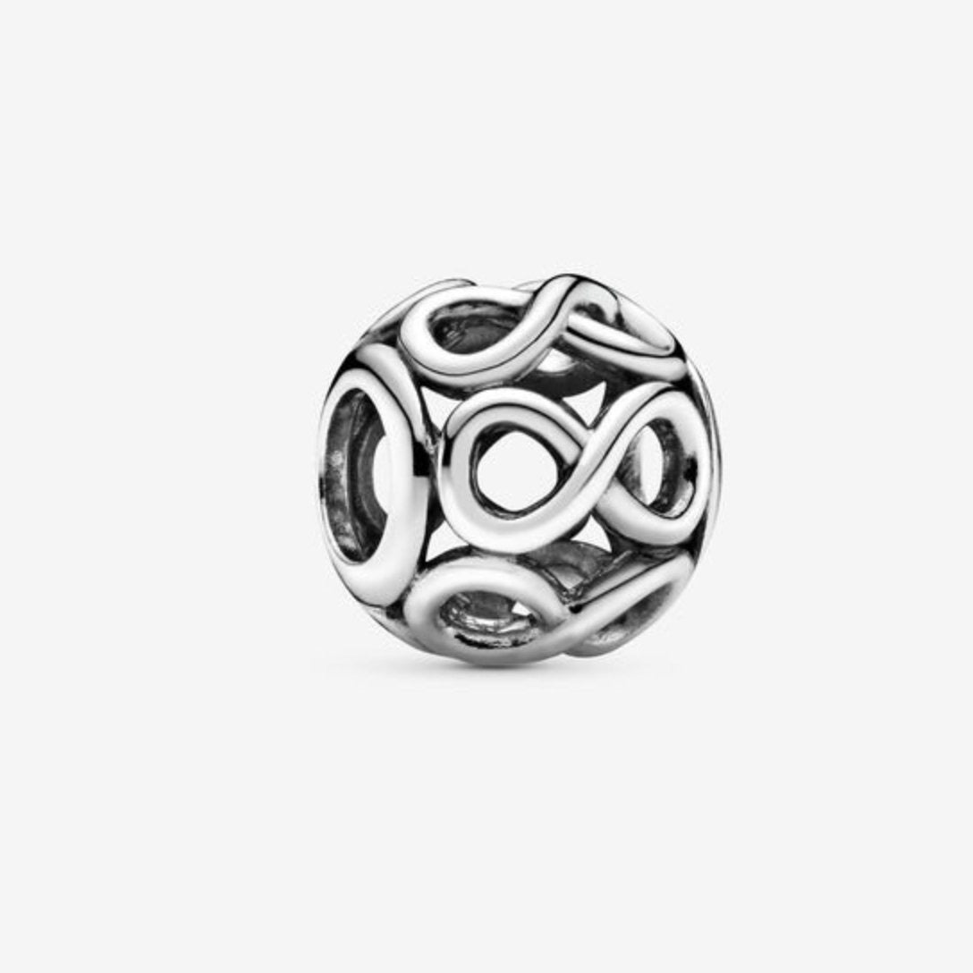 Openwork Infinity Charm