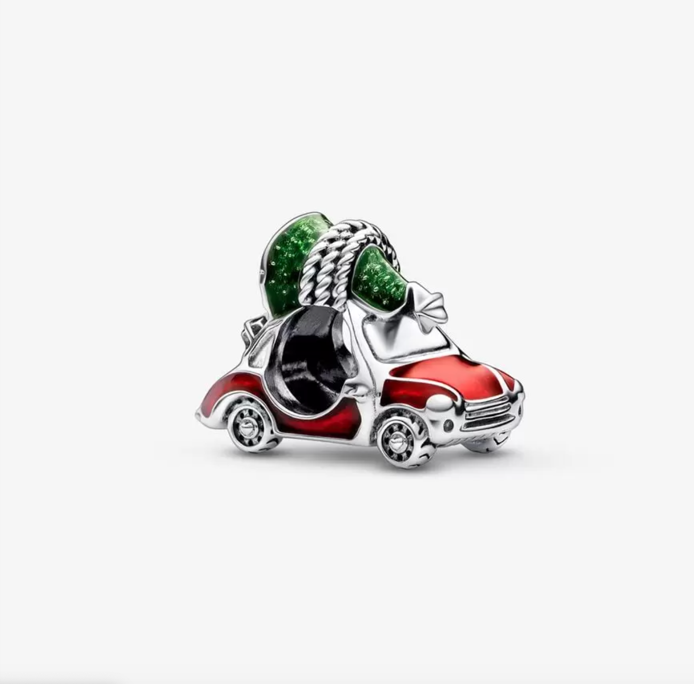 Festive Car & Christmas Tree Charm