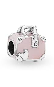 Pink Travel Bag Charm