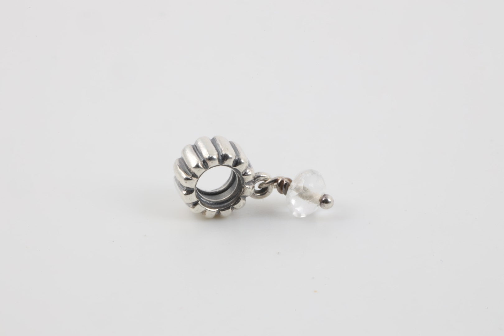 925 Silver Charm with Clear Stone (1.49g.)