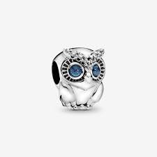 Sparkling Owl CZ Bead