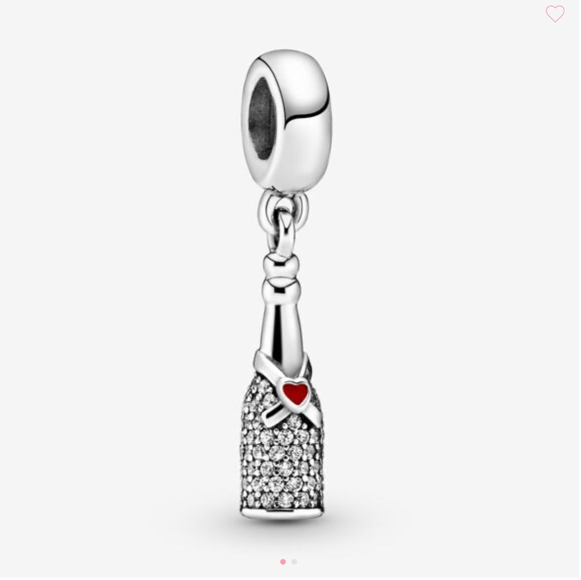 Sparkling Wine Bottle Dangle Charm