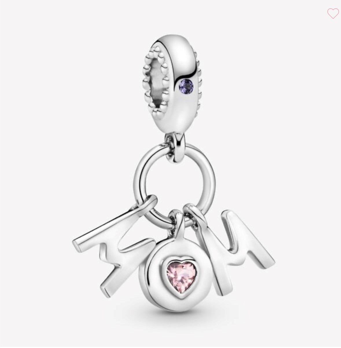 Mom Letters Dangle Charm