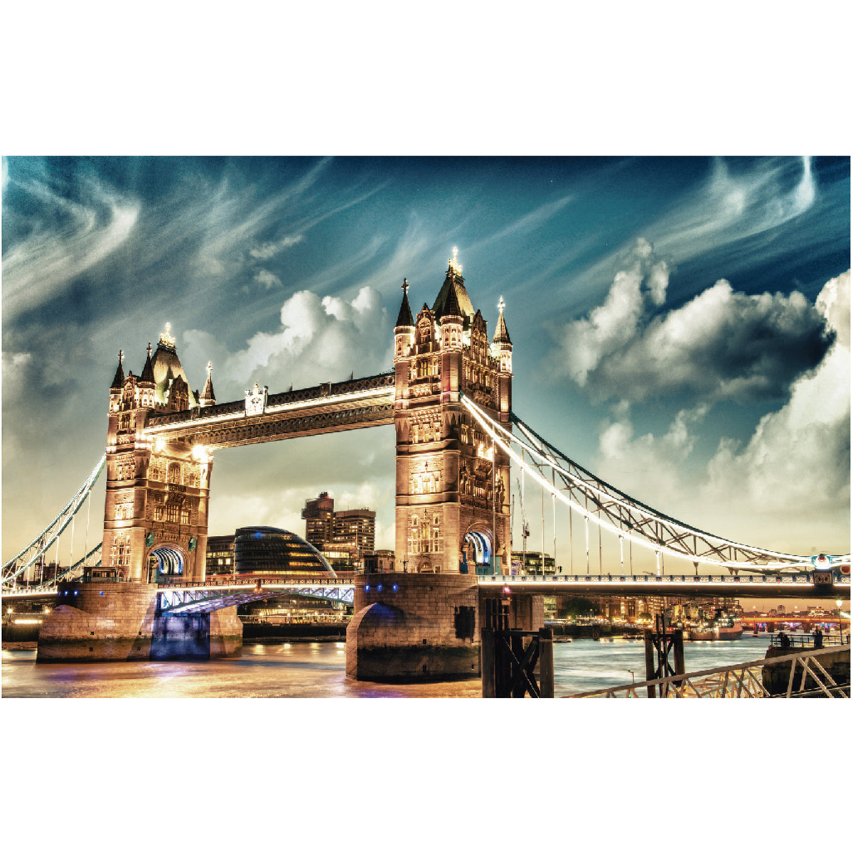 jigsaw puzzles for adults 1500 piece - London Bridge - No letters