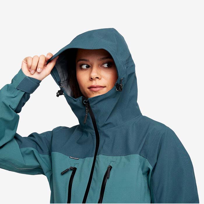 Hot Sale Custom Logo Waterproof Women Rain Jacket 
