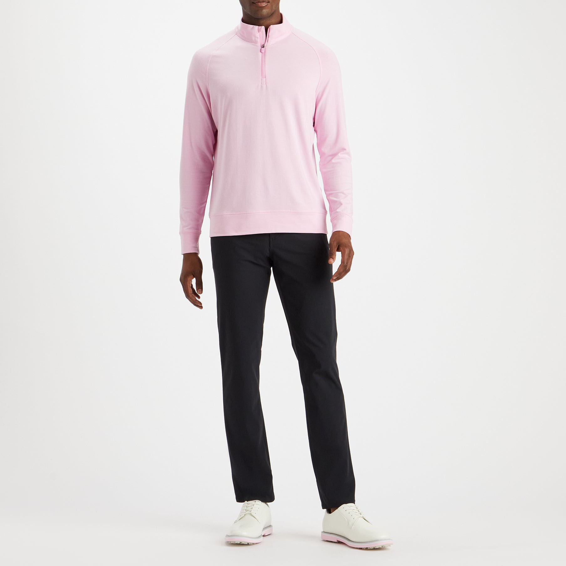  Pullover Men Long Sleeve GOLF Shirts Mens Men Half zip Pullover 1/4 Zip Collar Soft Quarter Zip 