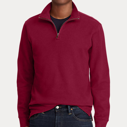 Manufacturer Pullover Men Long Sleeve Shirts Mens Men Half zip Pullover 1/4 Zip Collar Soft Quarter Zip 