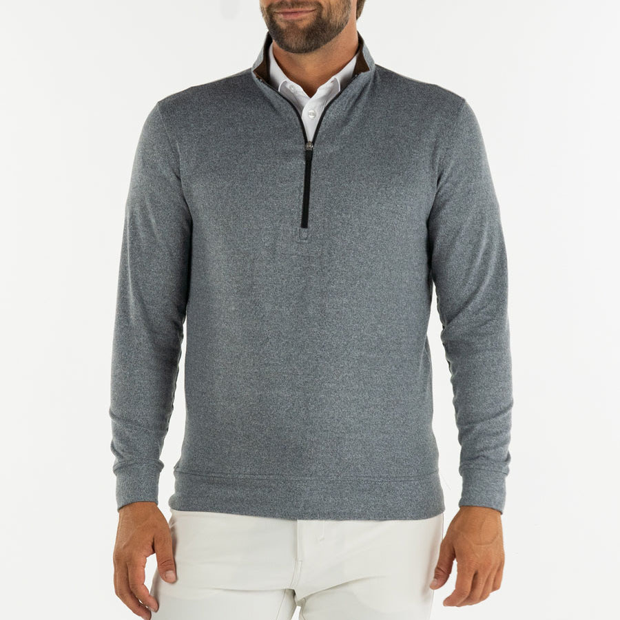 Manufacturer Pullover Men Long Sleeve Shirts Mens Men Half zip Pullover 1/4 Zip Collar Soft Quarter Zip 