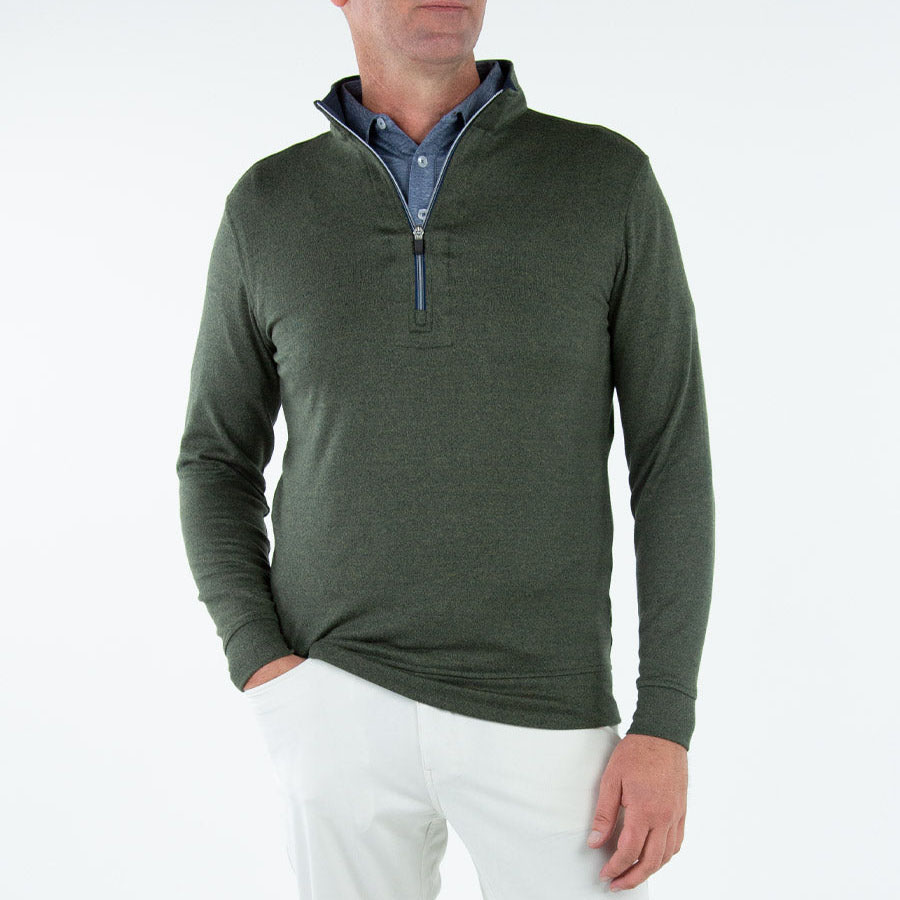 Manufacturer Pullover Men Long Sleeve Shirts Mens Men Half zip Pullover 1/4 Zip Collar Soft Quarter Zip 