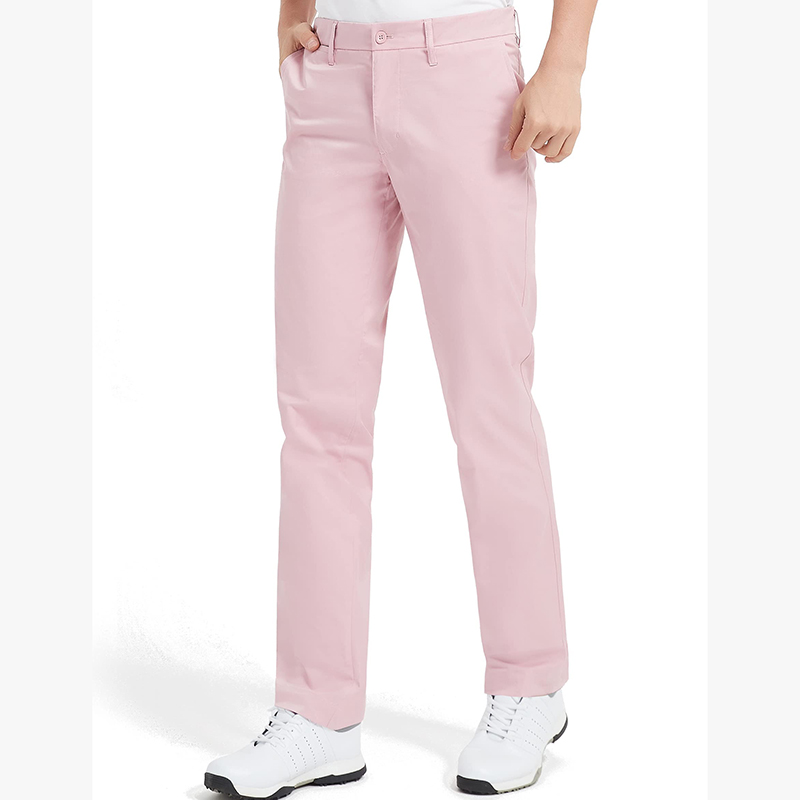 Men Waistband Stretch Breathable Relaxed Fit Pockets Golf Pants -1986 GOLF