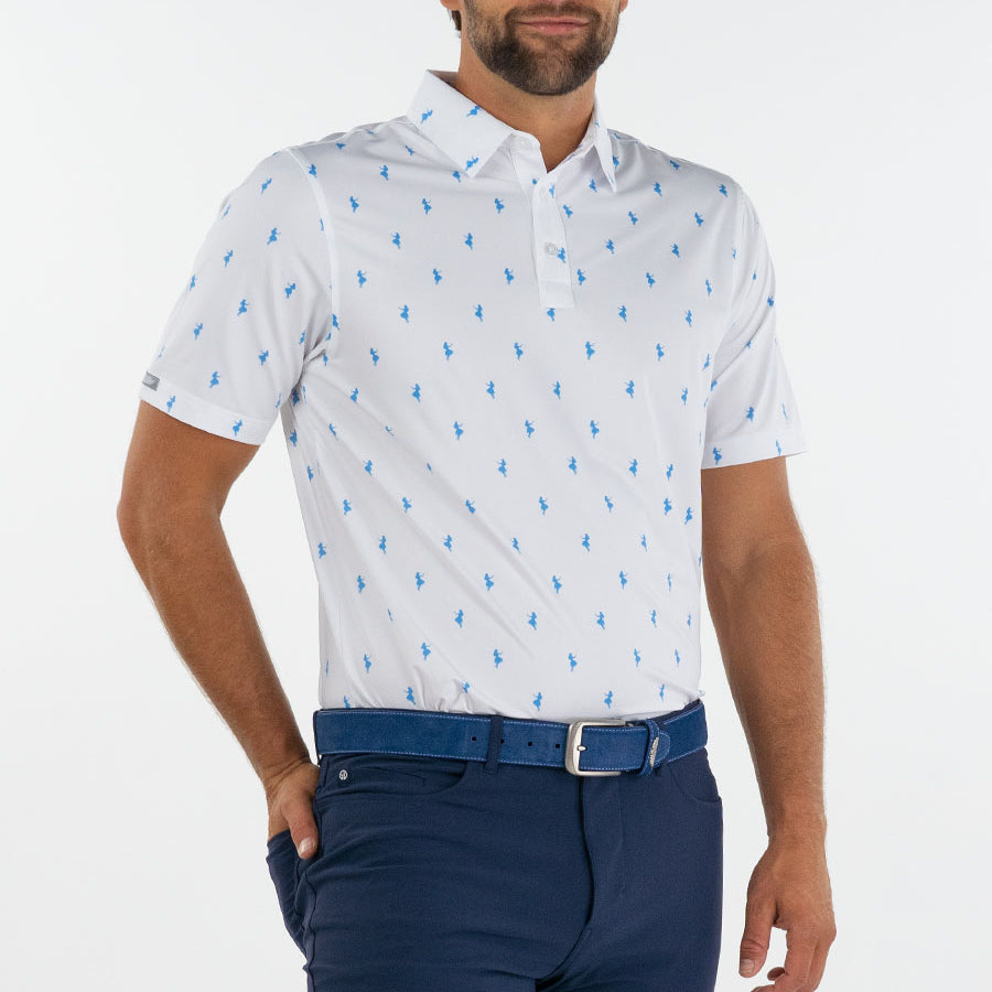 Custom Digital Print Patterned Sublimation Customize Logo Golf Shirt Men's Short Sleeve Sports Polo Shirt