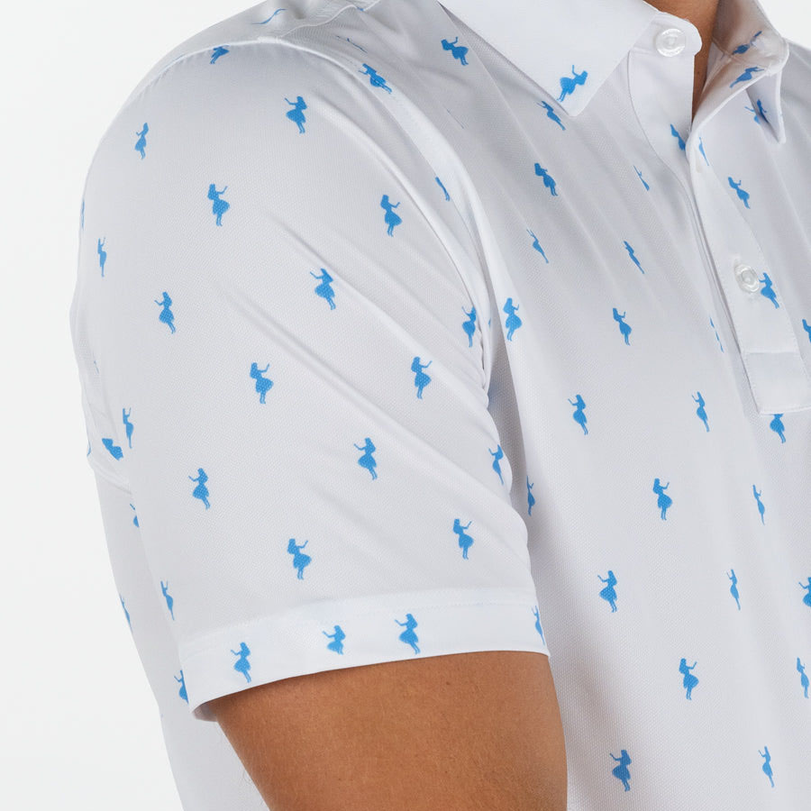 Custom Digital Print Patterned Sublimation Customize Logo Golf Shirt Men's Short Sleeve Sports Polo Shirt