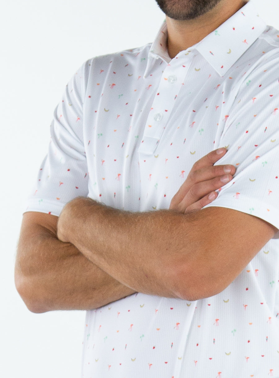 Custom Digital Print Patterned Sublimation Customize Logo Golf Shirt Men's Short Sleeve Sports Polo Shirt