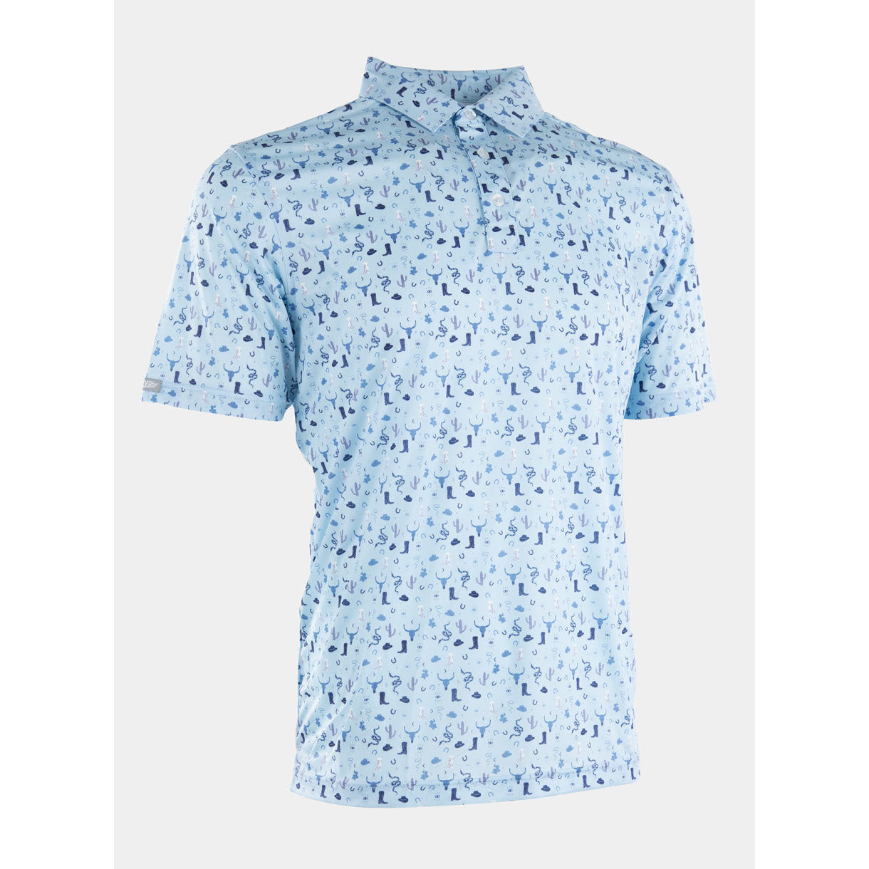 Custom Digital Print Patterned Sublimation Customize Logo Golf Shirt Men's Short Sleeve Sports Polo Shirt