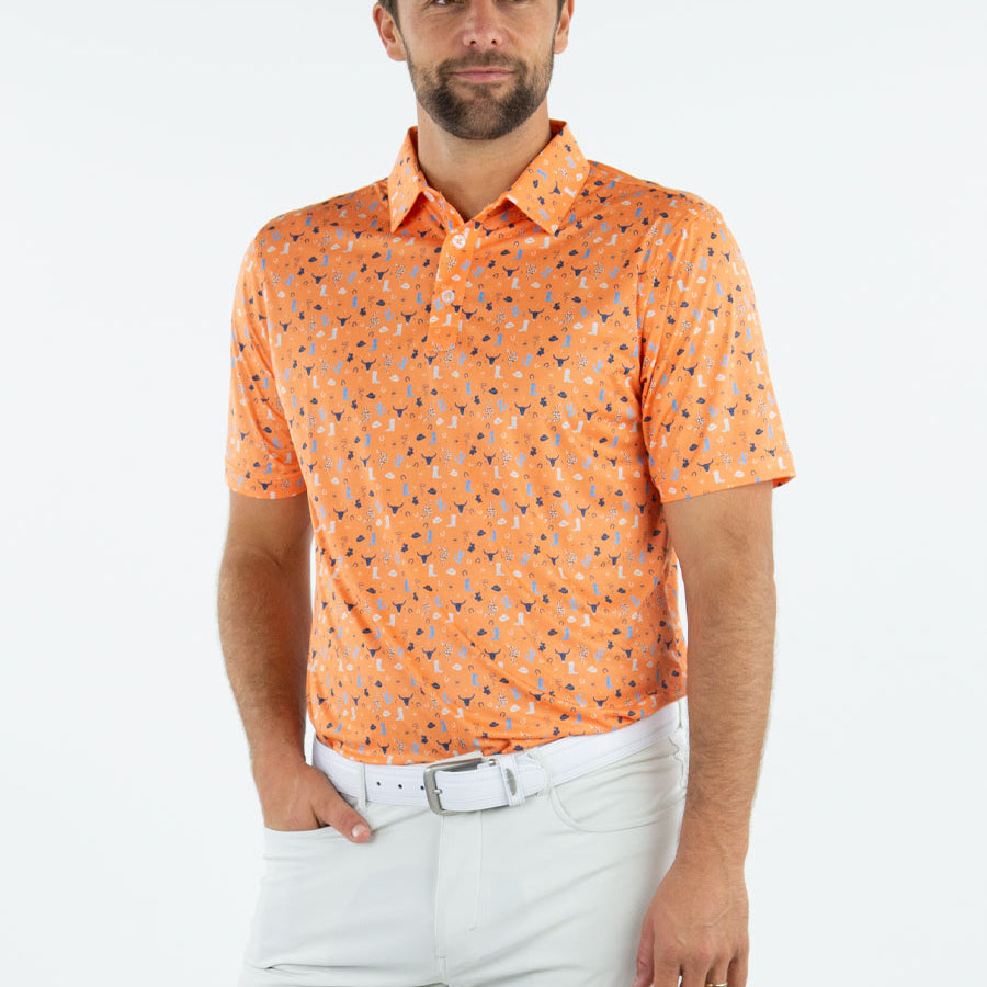 Custom Digital Print Patterned Sublimation Customize Logo Golf Shirt Men's Short Sleeve Sports Polo Shirt