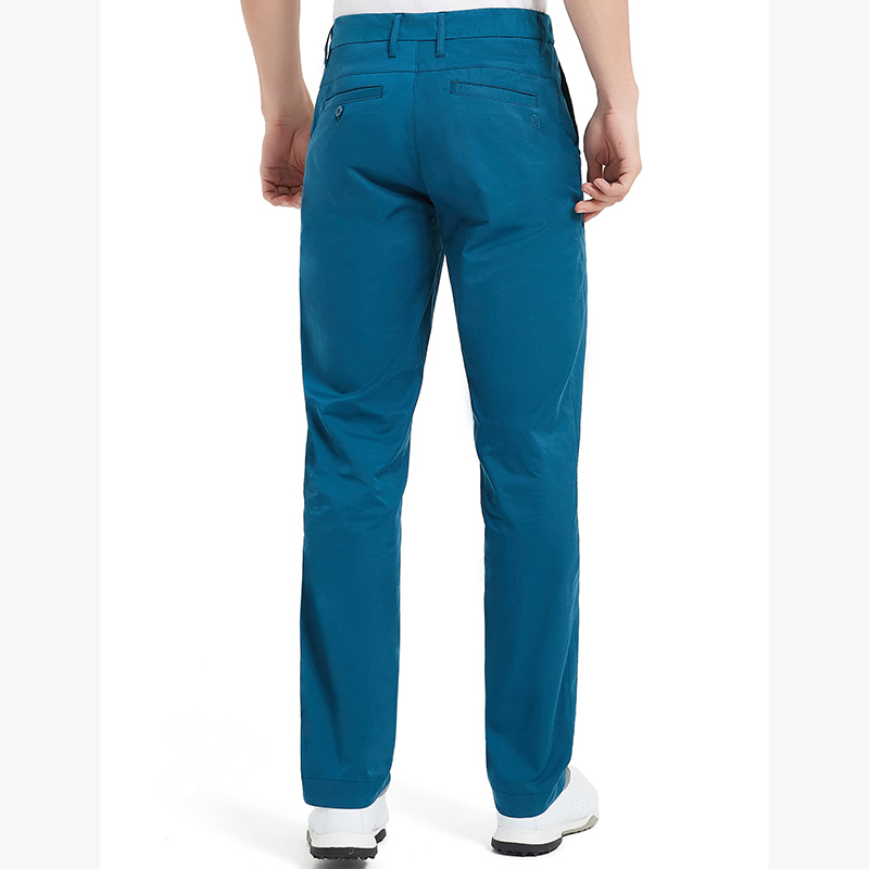 Men Waistband Stretch Breathable Relaxed Fit Pockets Golf Pants -1986 GOLF