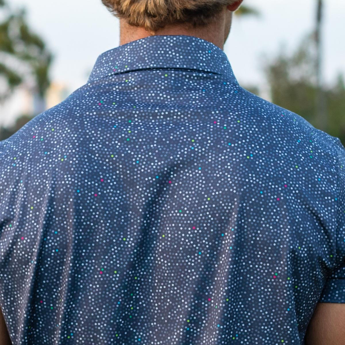 Custom Digital Print Patterned Sublimation Customize Logo Golf Shirt Men's Short Sleeve Sports Polo Shirt