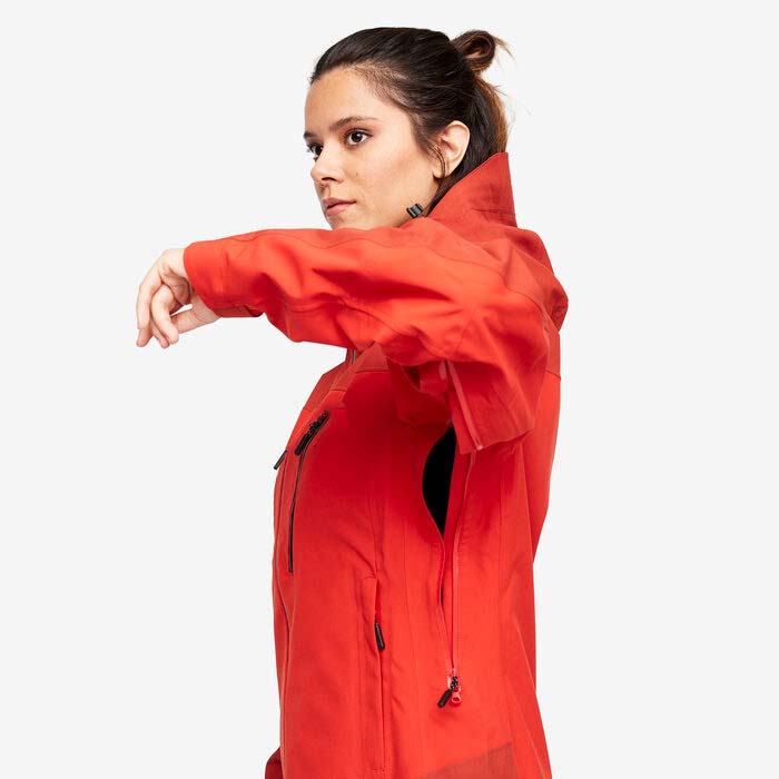 Moisture Wicking Function UV Protection Waterproof Women Rain Jacket